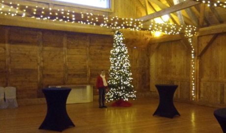 Décoration d'un plafond pour Noël