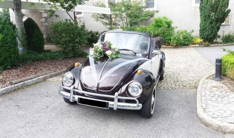 Louer une voiture ancienne et décorée pour un mariage -Genève - One Day Deco