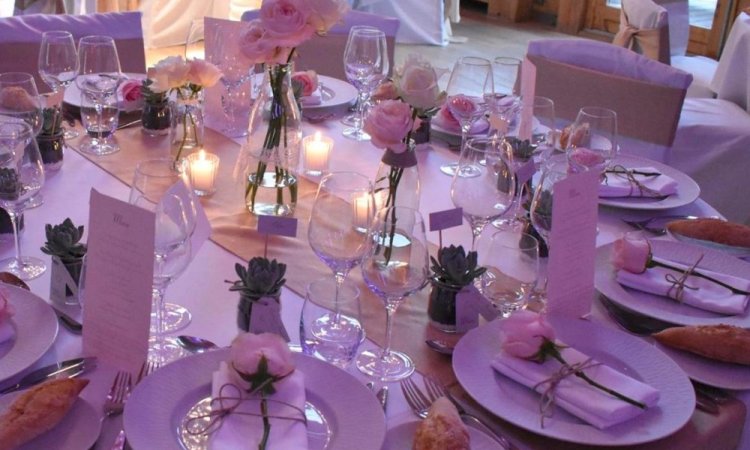 Centre de table romantique 